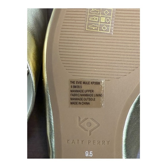 Katy Perry The Evie Mule‎ Champagne Gold 9.5 NIB - Picture 8 of 11